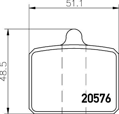 Mintex MDB1035 - Bremžu uzliku kompl., Disku bremzes adetalas.lv