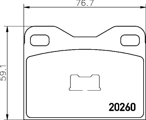 Mintex MDB1102 - Bremžu uzliku kompl., Disku bremzes adetalas.lv