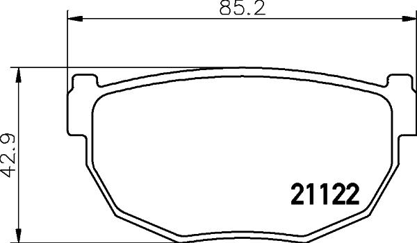 Mintex MDB1220 - Bremžu uzliku kompl., Disku bremzes adetalas.lv