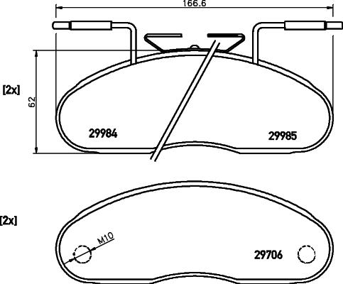 TOMEX brakes TX 15-21 - Bremžu uzliku kompl., Disku bremzes adetalas.lv