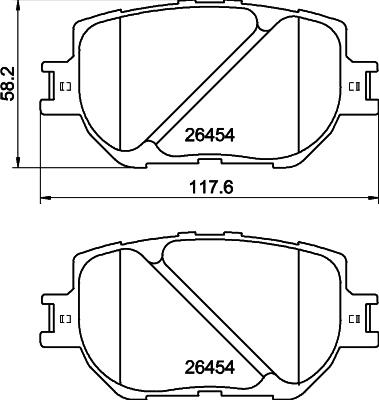 Brembo BP43380 - Bremžu uzliku kompl., Disku bremzes adetalas.lv