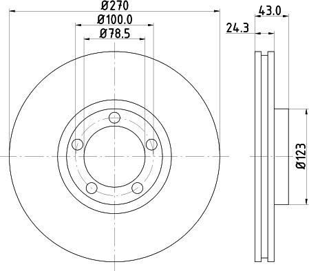 Mintex MDC997 - Bremžu diski adetalas.lv