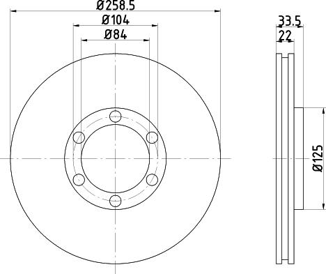 Mintex MDC927 - Bremžu diski adetalas.lv