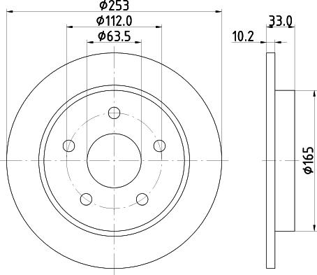 Mintex MDC410 - Bremžu diski adetalas.lv