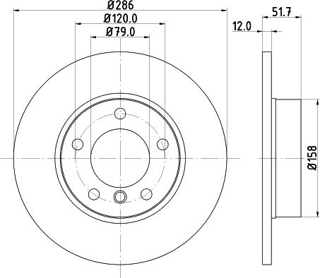 Mintex MDC622 - Bremžu diski adetalas.lv