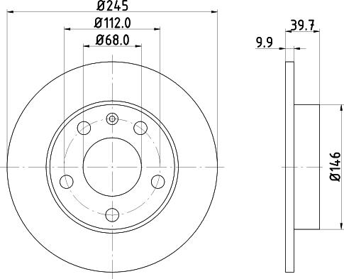 Mintex MDC1523 - Bremžu diski adetalas.lv