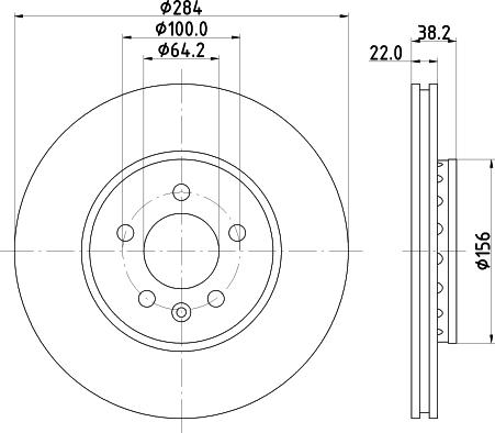 Mintex MDK0185 - Bremžu komplekts, Disku bremzes adetalas.lv