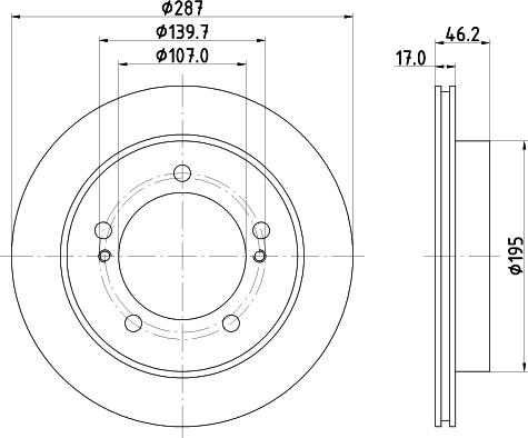 Mintex MDC1014 - Bremžu diski adetalas.lv