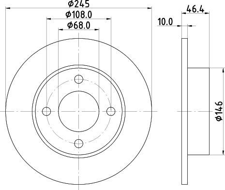 Mintex MDC1159 - Bremžu diski adetalas.lv