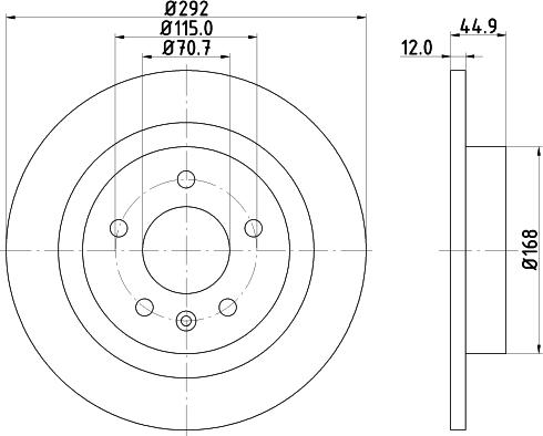 Mintex MDC2134 - Bremžu diski adetalas.lv