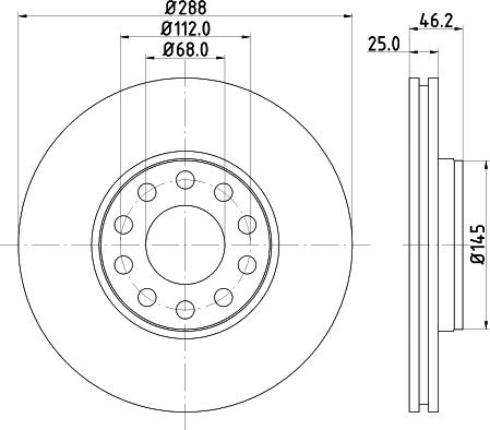 Mintex MDC2338 - Bremžu diski adetalas.lv