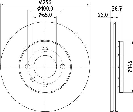 Mintex MDC2758 - Bremžu diski adetalas.lv