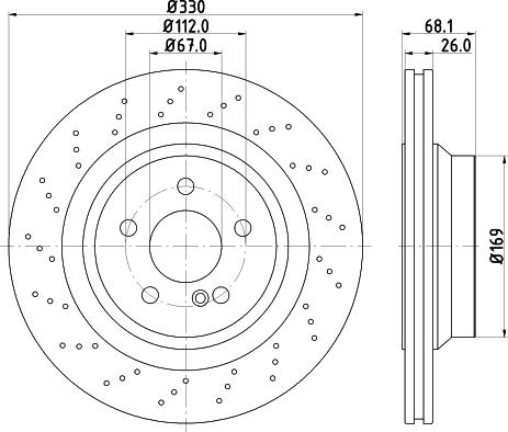 Mintex MDC2786 - Bremžu diski adetalas.lv