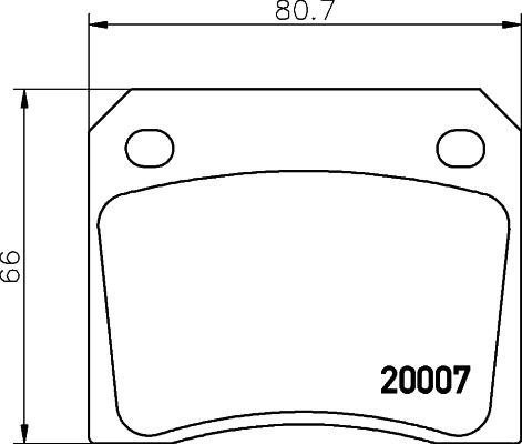 Mintex MGB521 - Bremžu uzliku kompl., Disku bremzes adetalas.lv