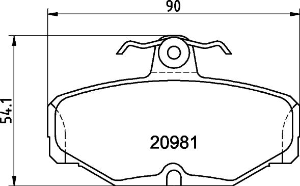 MINTEX Racing MDB1287FR - Bremžu uzliku kompl., Disku bremzes adetalas.lv