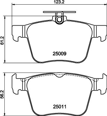 MINTEX Racing MDB3101FR - Bremžu uzliku kompl., Disku bremzes adetalas.lv