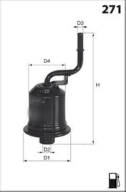 MISFAT E142 - Degvielas filtrs adetalas.lv