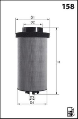 MISFAT F011 - Degvielas filtrs adetalas.lv