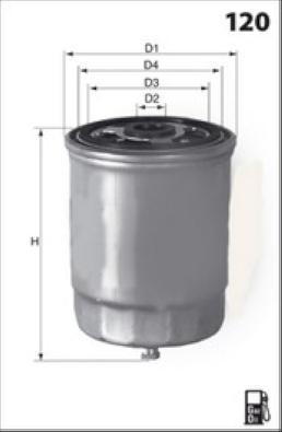 MISFAT M351 - Degvielas filtrs adetalas.lv