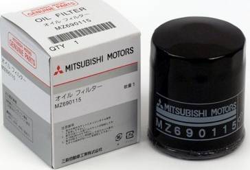 Mitsubishi MZ 690115 - Eļļas filtrs adetalas.lv