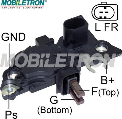 Mobiletron VR-B296 - Ģeneratora sprieguma regulators adetalas.lv