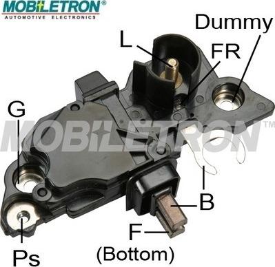 Mobiletron VR-B256 - Ģeneratora sprieguma regulators adetalas.lv