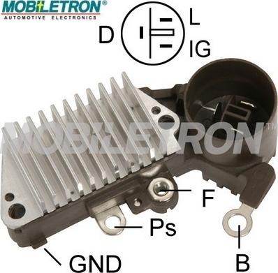 Mobiletron VR-H2005-7A - Ģeneratora sprieguma regulators adetalas.lv