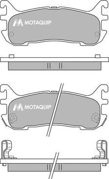 Motaquip LVXL440 - Bremžu uzliku kompl., Disku bremzes adetalas.lv