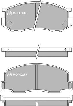 Motaquip LVXL456 - Bremžu uzliku kompl., Disku bremzes adetalas.lv