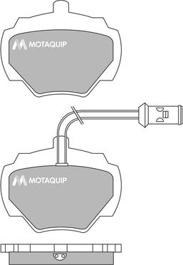 Motaquip LVXL468 - Bremžu uzliku kompl., Disku bremzes adetalas.lv