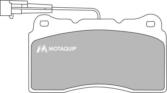 Motaquip LVXL544 - Bremžu uzliku kompl., Disku bremzes adetalas.lv