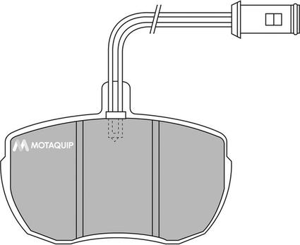 Motaquip LVXL547 - Bremžu uzliku kompl., Disku bremzes adetalas.lv