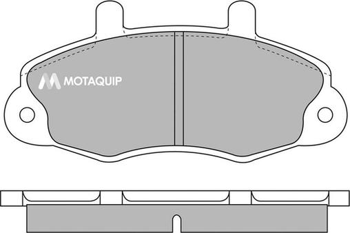 Motaquip LVXL624 - Bremžu uzliku kompl., Disku bremzes adetalas.lv