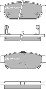 Motaquip LVXL157 - Bremžu uzliku kompl., Disku bremzes adetalas.lv