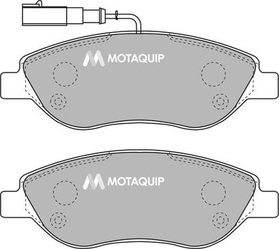 Motaquip LVXL1041 - Bremžu uzliku kompl., Disku bremzes adetalas.lv