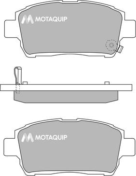 Motaquip LVXL1012 - Bremžu uzliku kompl., Disku bremzes adetalas.lv