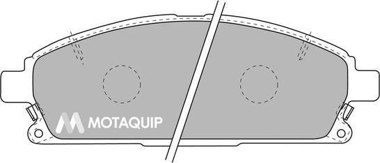 Motaquip LVXL1085 - Bremžu uzliku kompl., Disku bremzes adetalas.lv