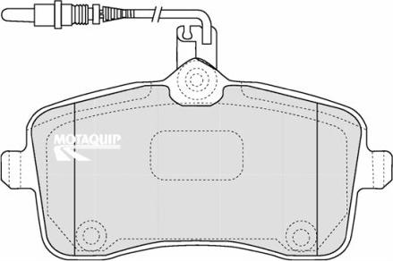 Motaquip LVXL1161 - Bremžu uzliku kompl., Disku bremzes adetalas.lv