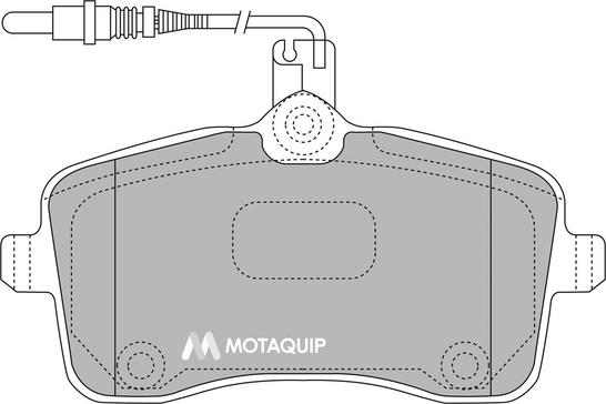 Motaquip LVXL1161 - Bremžu uzliku kompl., Disku bremzes adetalas.lv