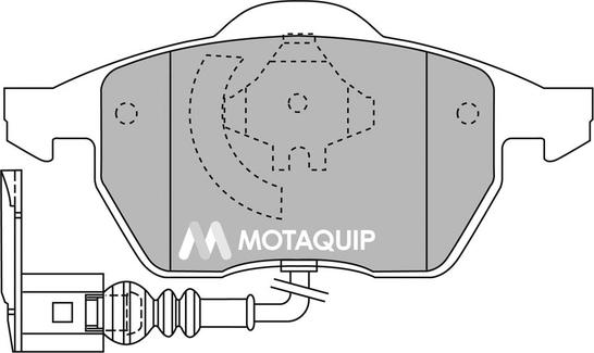 Motaquip LVXL1125 - Bremžu uzliku kompl., Disku bremzes adetalas.lv