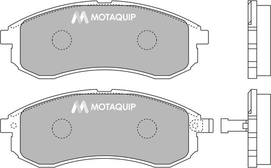 Motaquip LVXL1241 - Bremžu uzliku kompl., Disku bremzes adetalas.lv