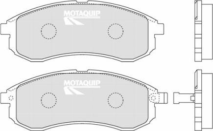 Motaquip LVXL1241 - Bremžu uzliku kompl., Disku bremzes adetalas.lv