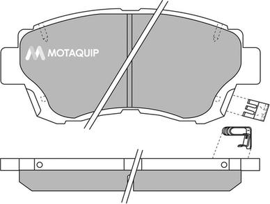 Motaquip LVXL124 - Bremžu uzliku kompl., Disku bremzes adetalas.lv