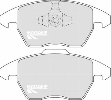 Motaquip LVXL1254 - Bremžu uzliku kompl., Disku bremzes adetalas.lv