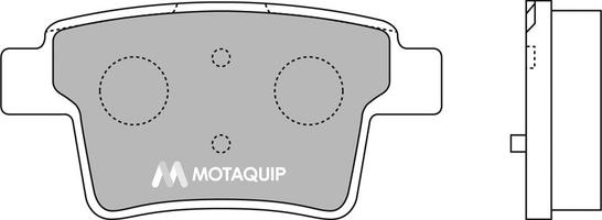 Motaquip LVXL1261 - Bremžu uzliku kompl., Disku bremzes adetalas.lv