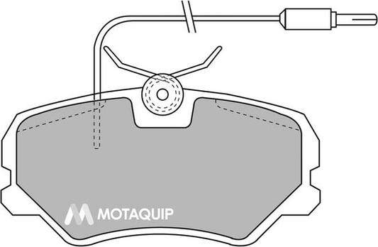 Motaquip LVXL311 - Bremžu uzliku kompl., Disku bremzes adetalas.lv