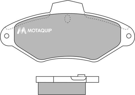 Motaquip LVXL701 - Bremžu uzliku kompl., Disku bremzes adetalas.lv