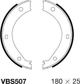 Motaquip VBS507 - Bremžu loku kompl., Stāvbremze adetalas.lv