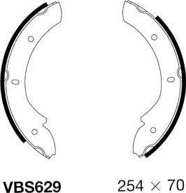 Motaquip VBS629 - Bremžu loku kompl., Stāvbremze adetalas.lv