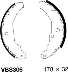 Motaquip VBS306 - Bremžu loku komplekts adetalas.lv